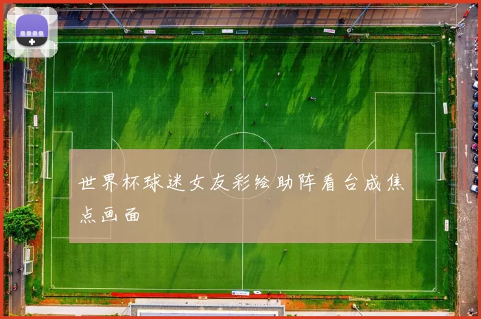 世界杯球迷女友彩绘助阵看台成焦点画面
