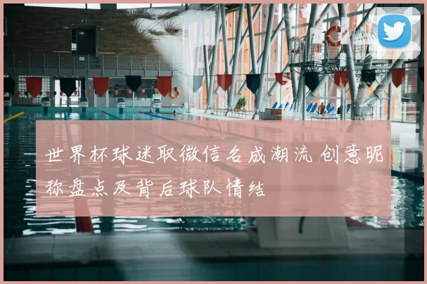 世界杯球迷取微信名成潮流 创意昵称盘点及背后球队情结