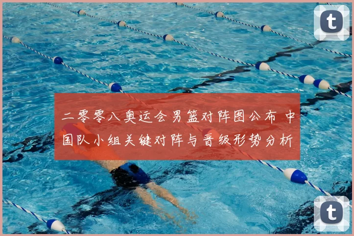 二零零八奥运会男篮对阵图公布 中国队小组关键对阵与晋级形势分析